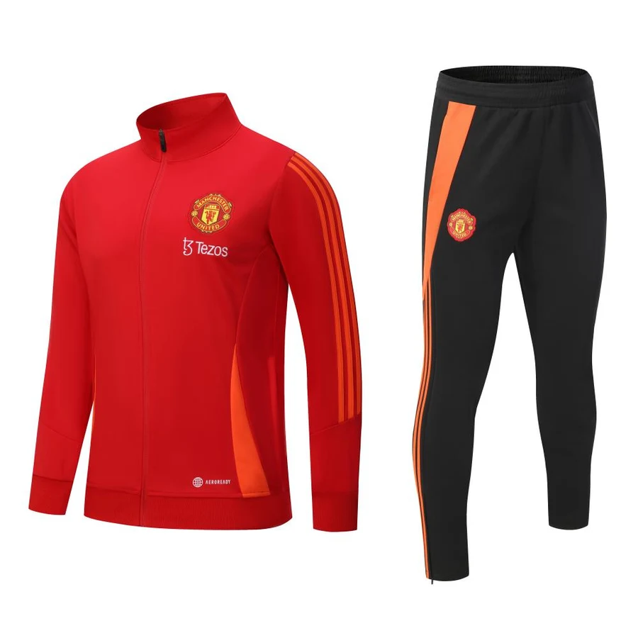 Manchester United full-zip tracksuit on a white background