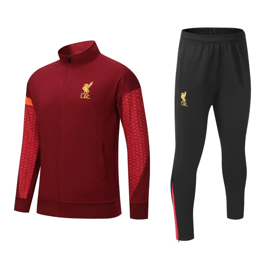 Liverpool full-zip tracksuit on a white background