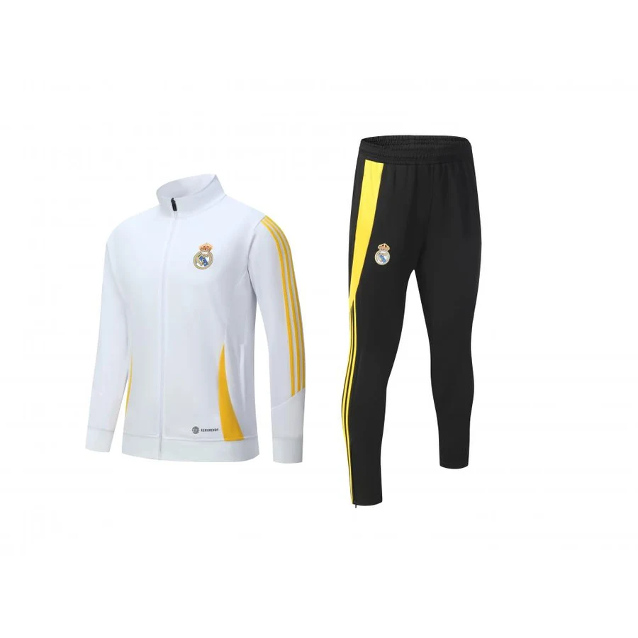 Real Madrid full-zip tracksuit on a white background