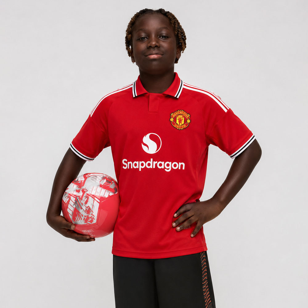 Manchester United junior home shirt