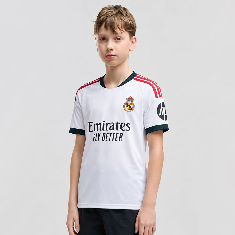 Real Madrid junior home shirt